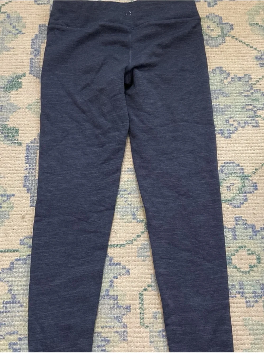 Athleta Girls Navy Heather Leggings